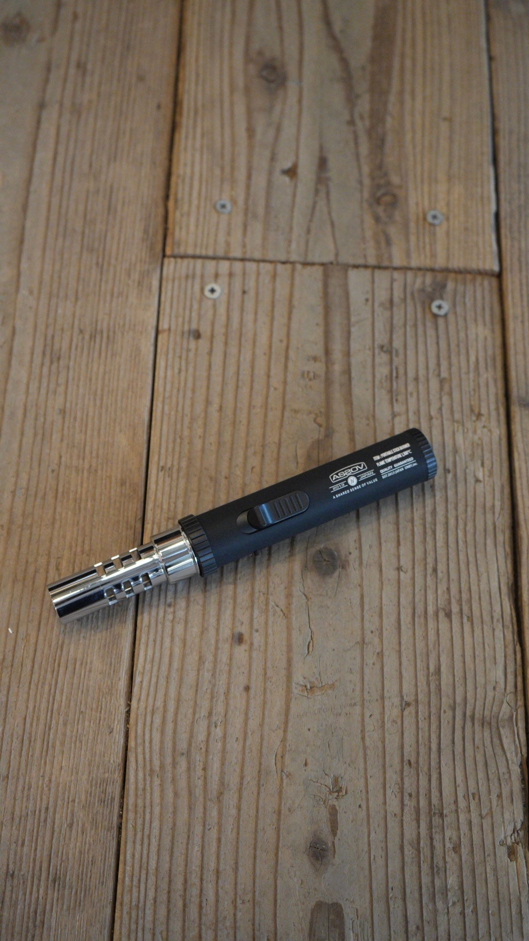 AS2OV アッソブ PORTABLE STICK BURNER ポータブルスティックバーナー【BLACK】