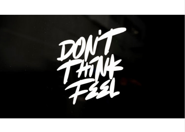 サンゾー工務店　Don't think feel カッティングステッカー▶︎スクエア